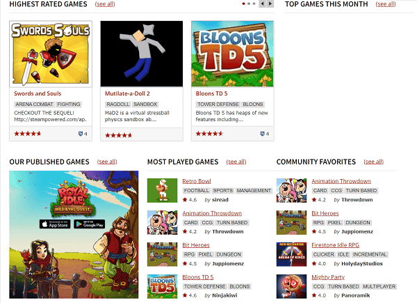 web game hay trên Kongregate
