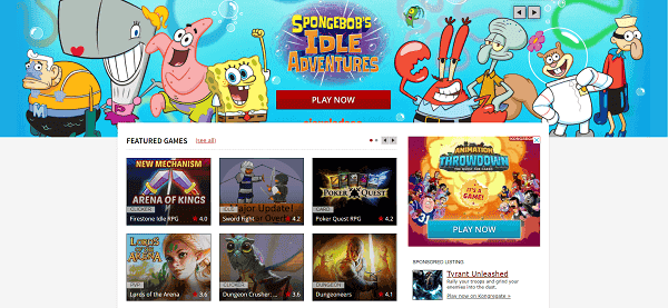 web game online trên Kongregate
