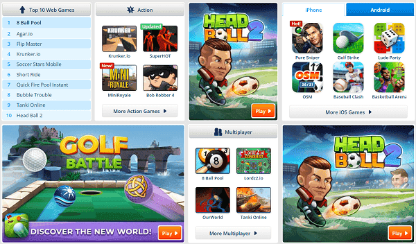 web game trên Miniclip