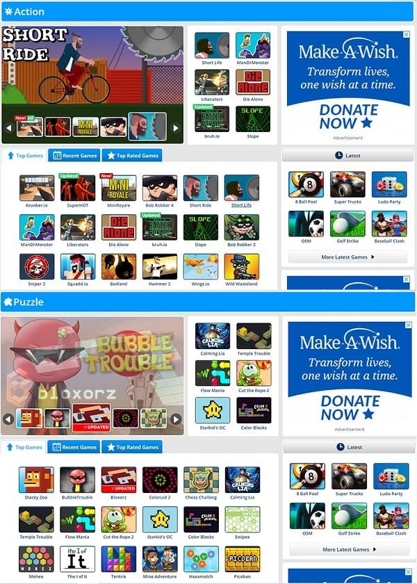 web game online miễn phí trên Miniclip