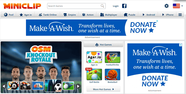 web game online 2022 trên Miniclip