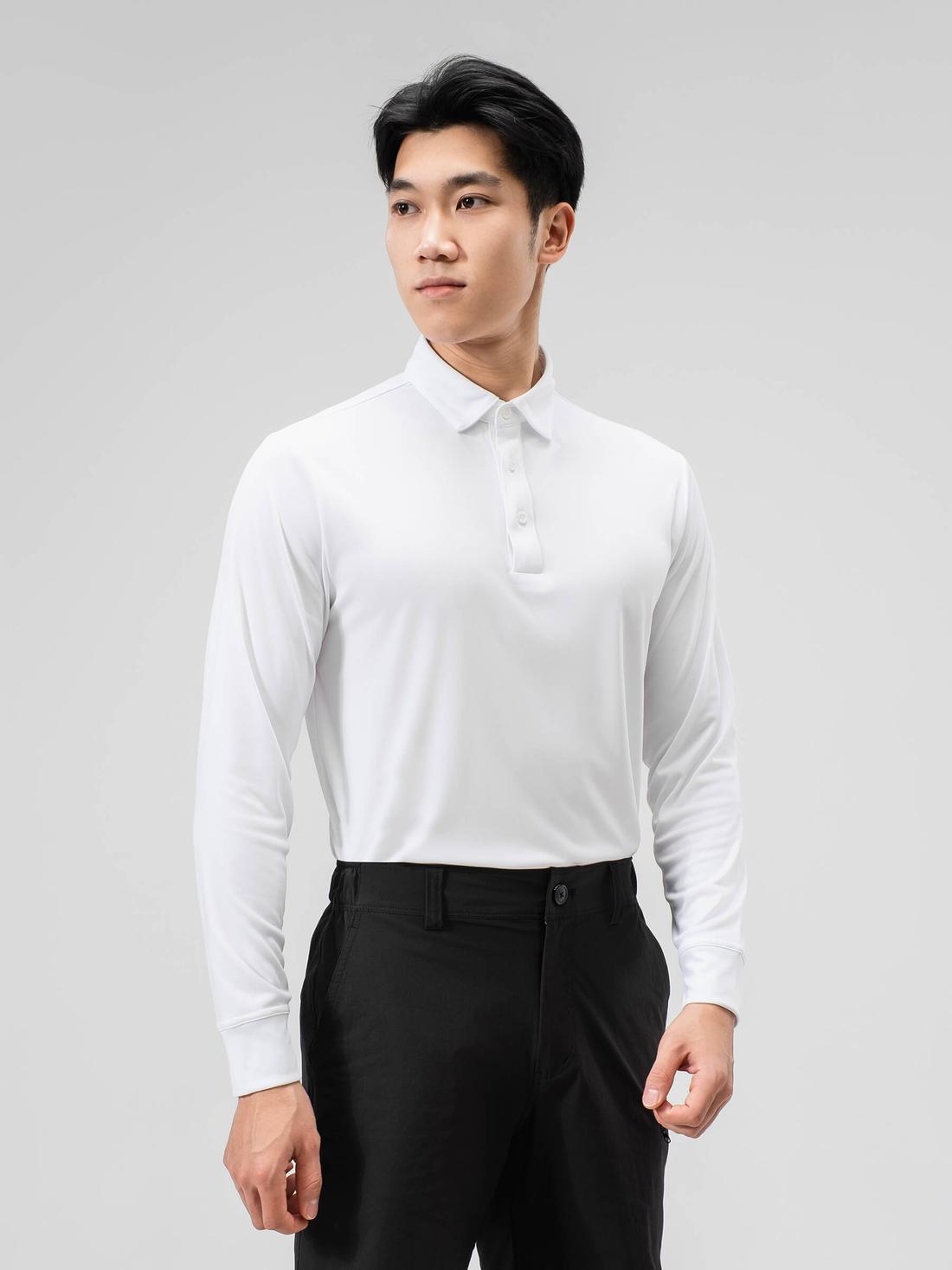 Áo Polo Nam Dài Tay Thể Thao Essentials - undefined