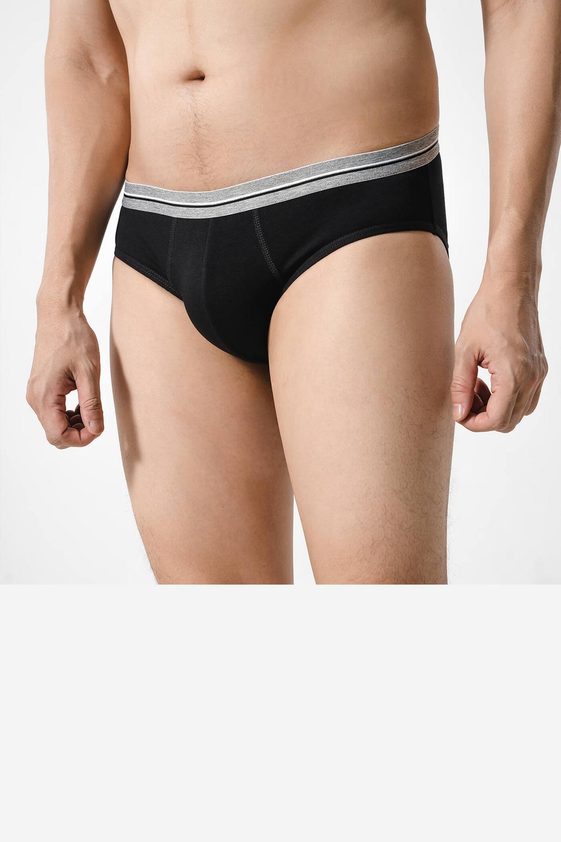 Pack 5 Quần Lót Nam Brief Cotton Basics - undefined