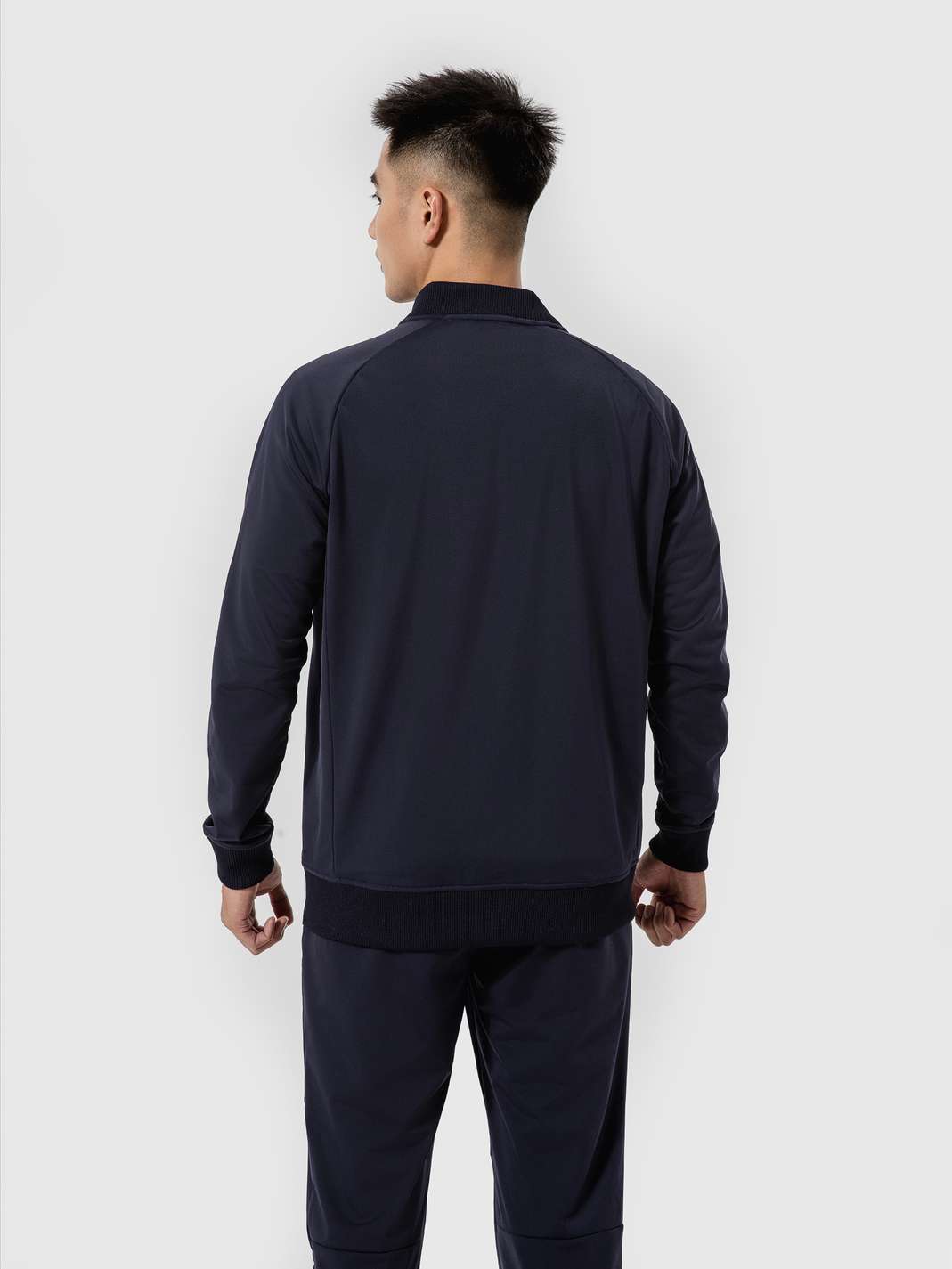 Áo khoác thể thao Track Jacket cổ Rib - undefined
