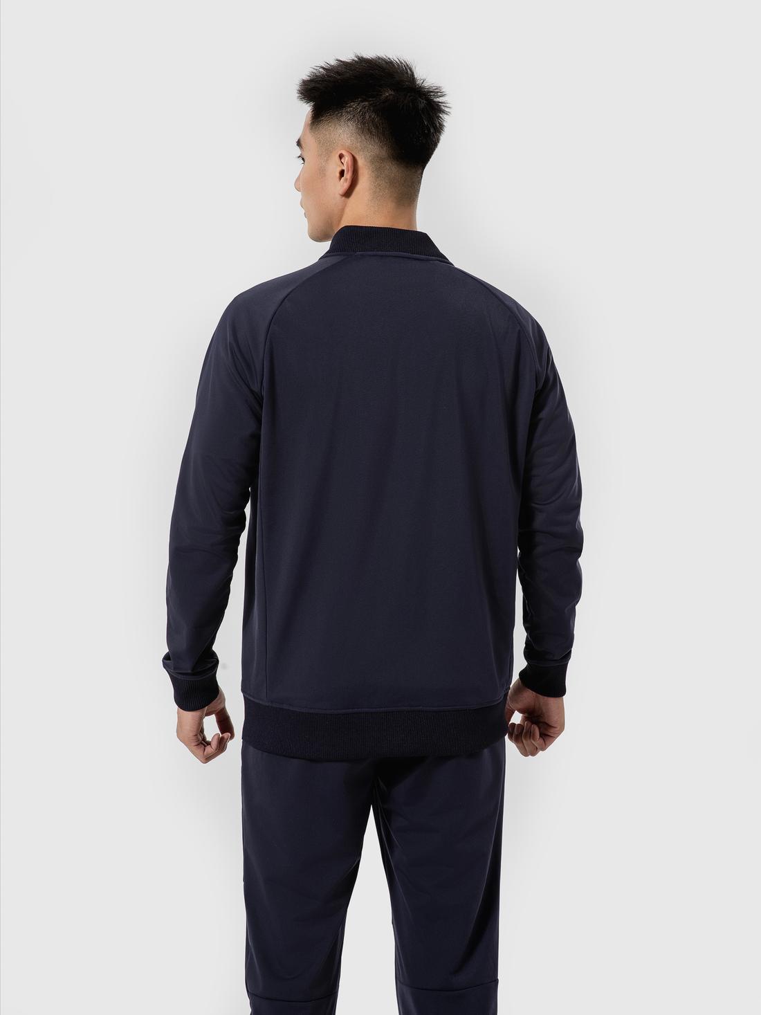 Áo khoác thể thao Track Jacket cổ Rib - undefined