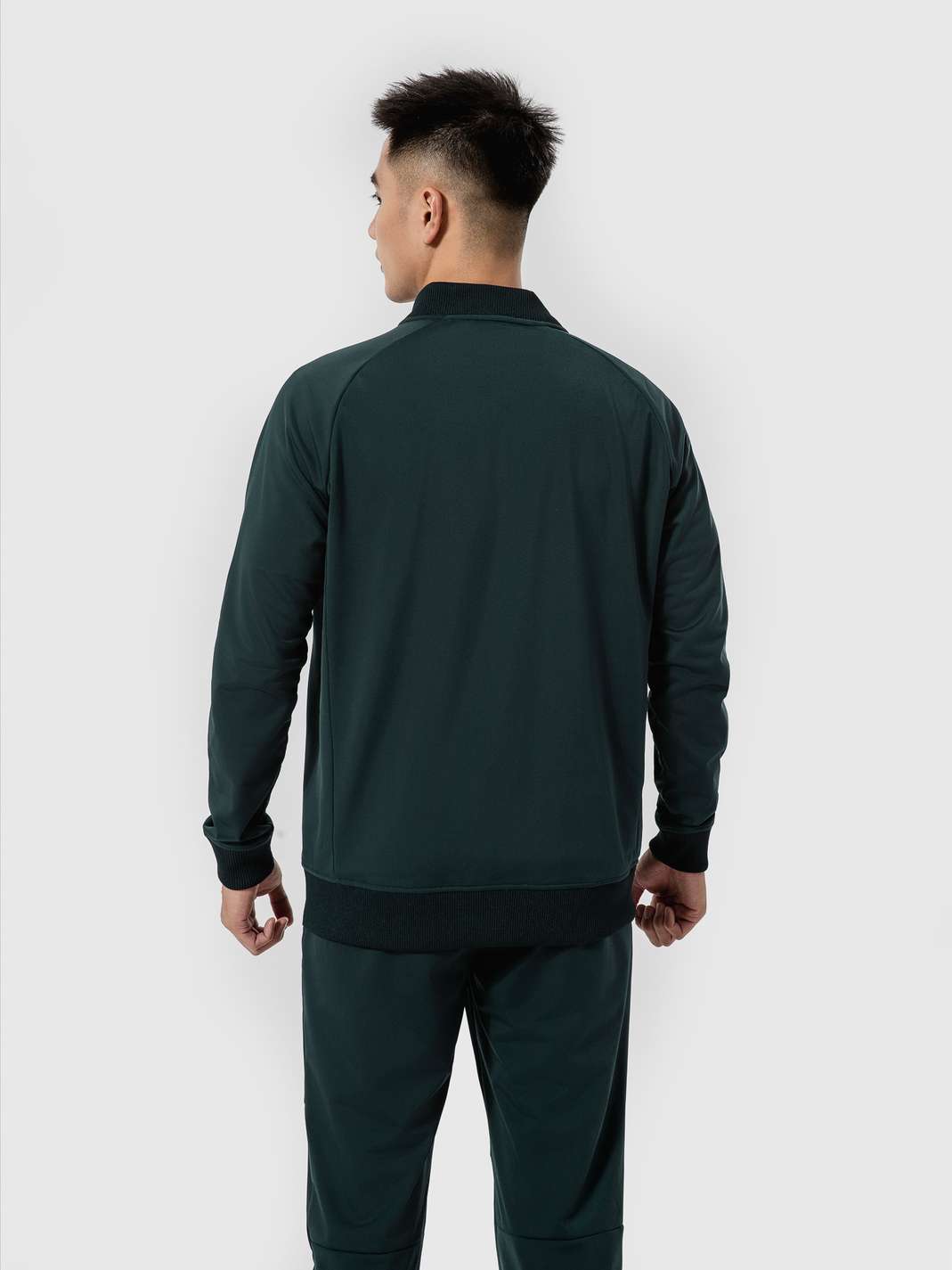 Áo khoác thể thao Track Jacket cổ Rib - undefined