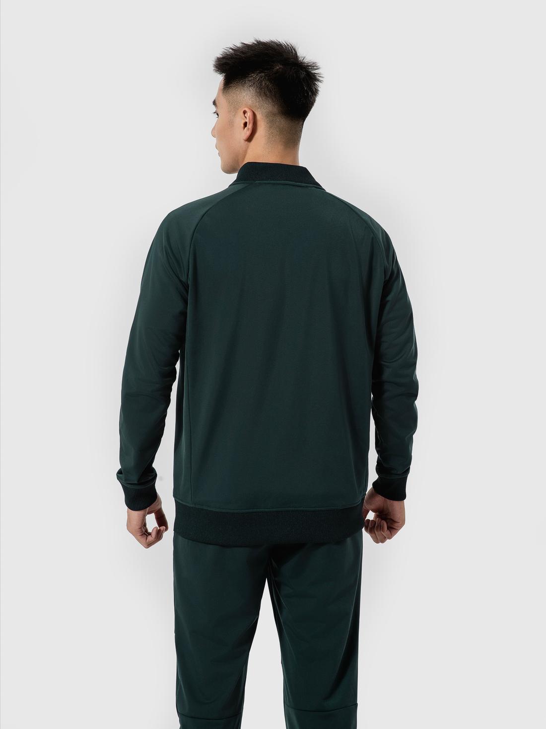 Áo khoác thể thao Track Jacket cổ Rib - undefined