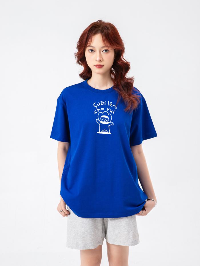 Áo in cotton Care & Share - Cười lên cho vui - undefined