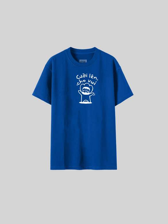 Áo in cotton Care & Share - Cười lên cho vui - undefined