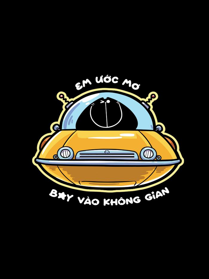 Áo in C&S Em ước mơ - Đĩa bay Mốc - undefined