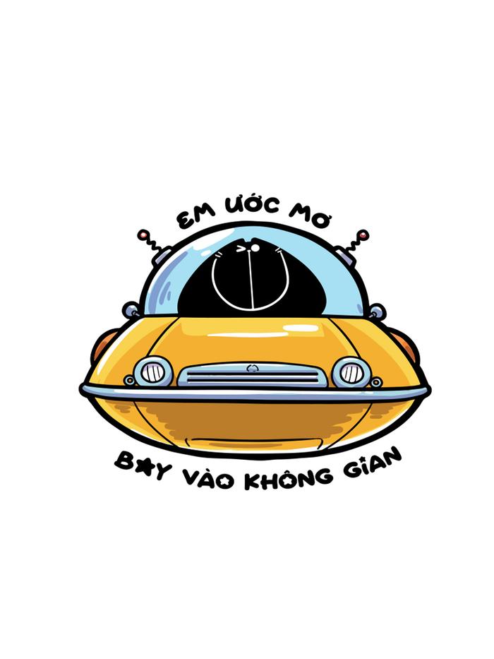 Áo in C&S Em ước mơ - Đĩa bay Mốc - undefined