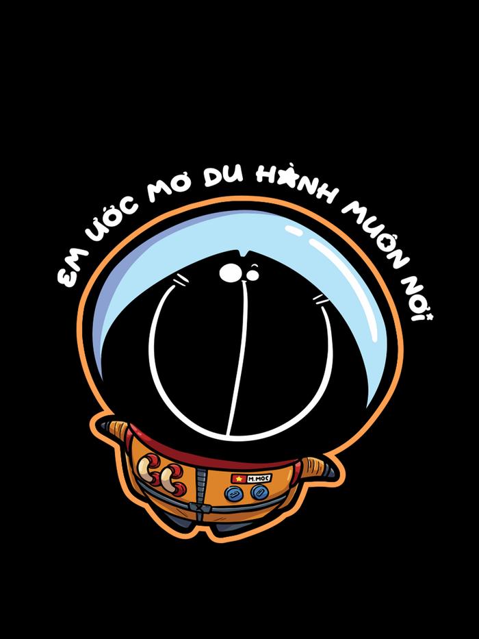 Áo in C&S Em ước mơ - Phi hành gia Mốc - undefined