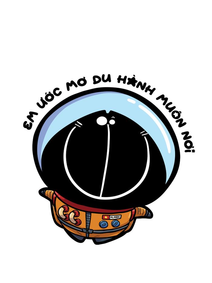 Áo in C&S Em ước mơ - Phi hành gia Mốc - undefined