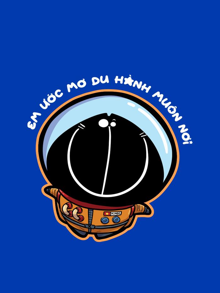 Áo in C&S Em ước mơ - Phi hành gia Mốc - undefined