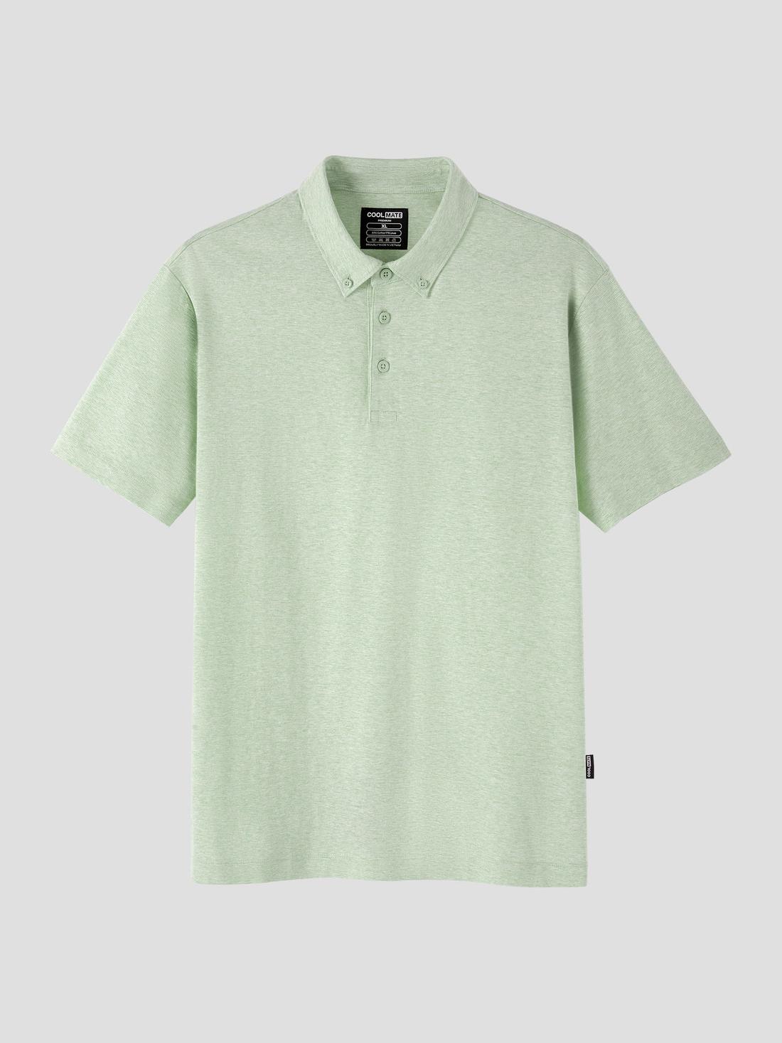 Áo Polo nam Premium Cotton Linen - undefined
