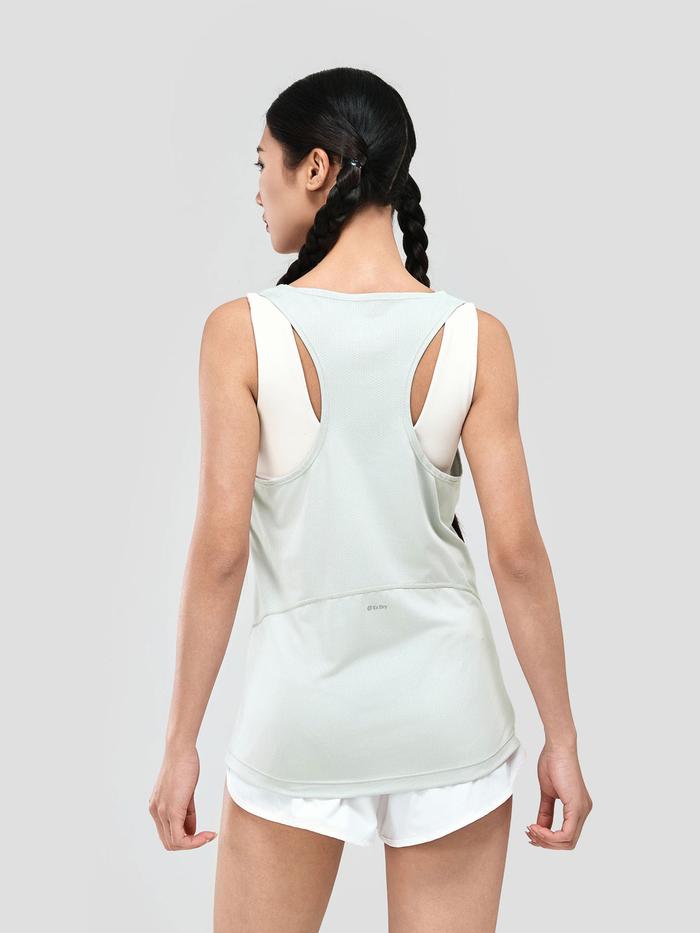 Áo Singlet thể thao nữ co giãn Slim Tee - undefined