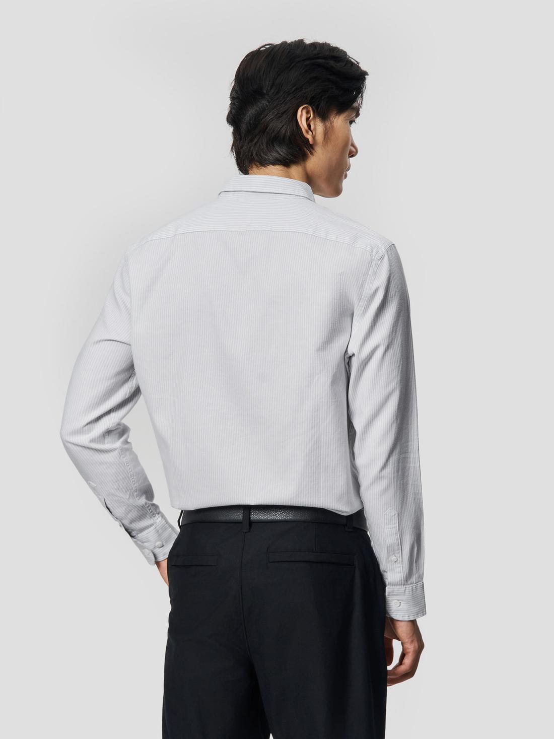 Áo sơ mi nam Casual kẻ sọc - undefined