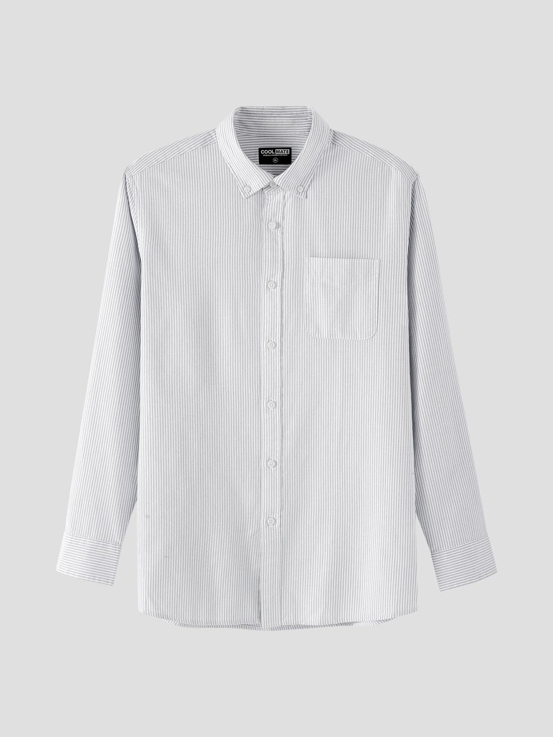 Áo sơ mi nam Casual kẻ sọc - undefined
