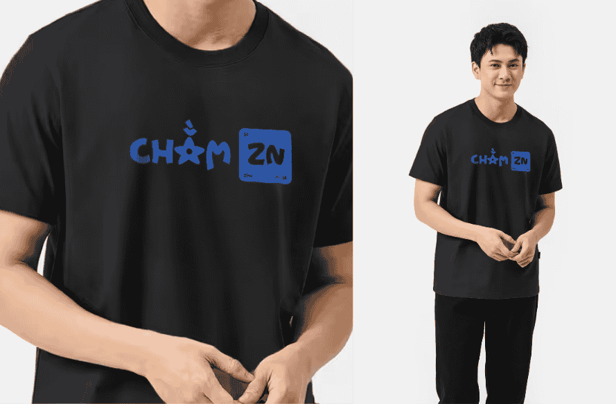 Áo thun Cotton 220gsm Regular Chằm Zn