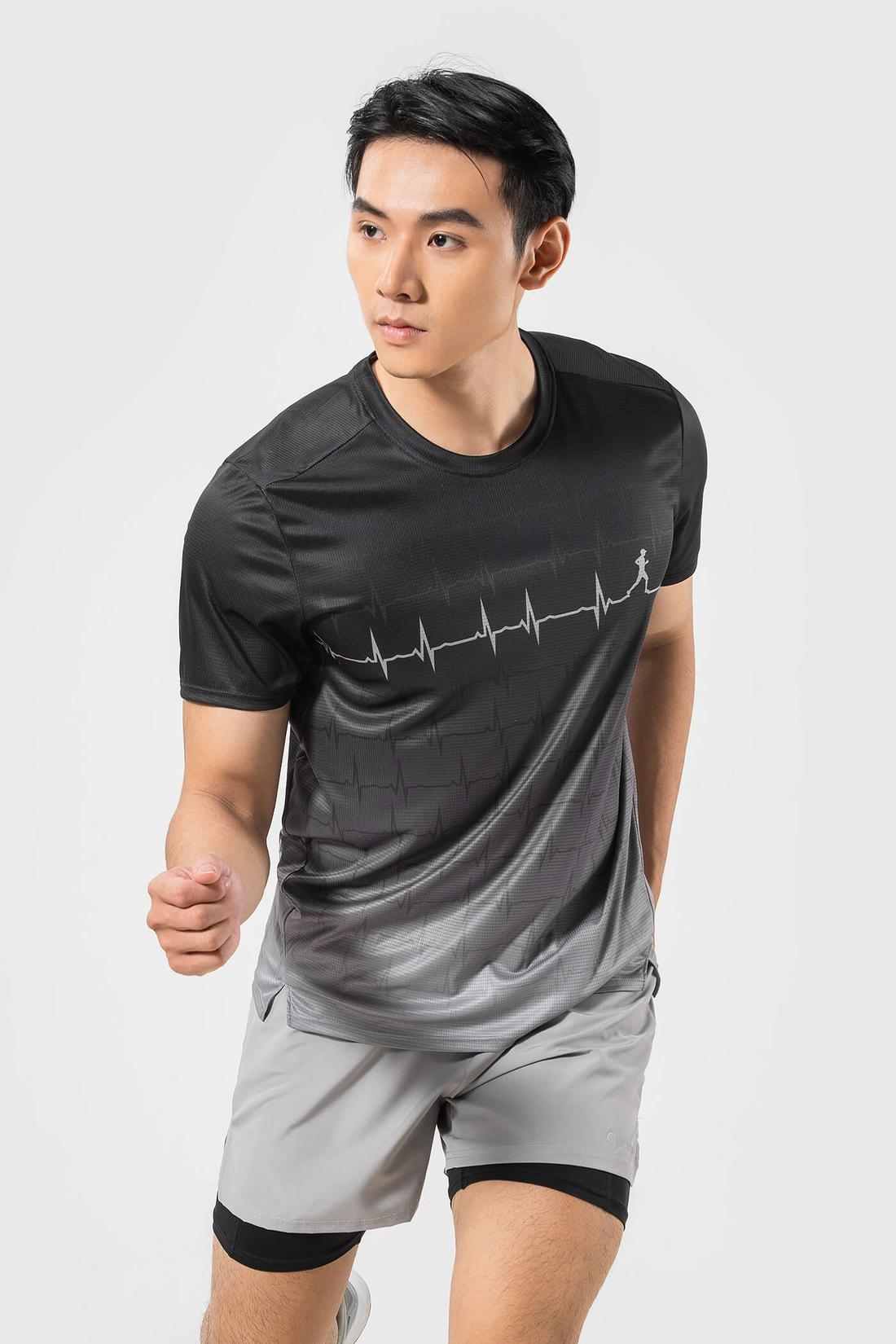 Áo Thun Chạy Bộ Graphic Heartbeat - undefined