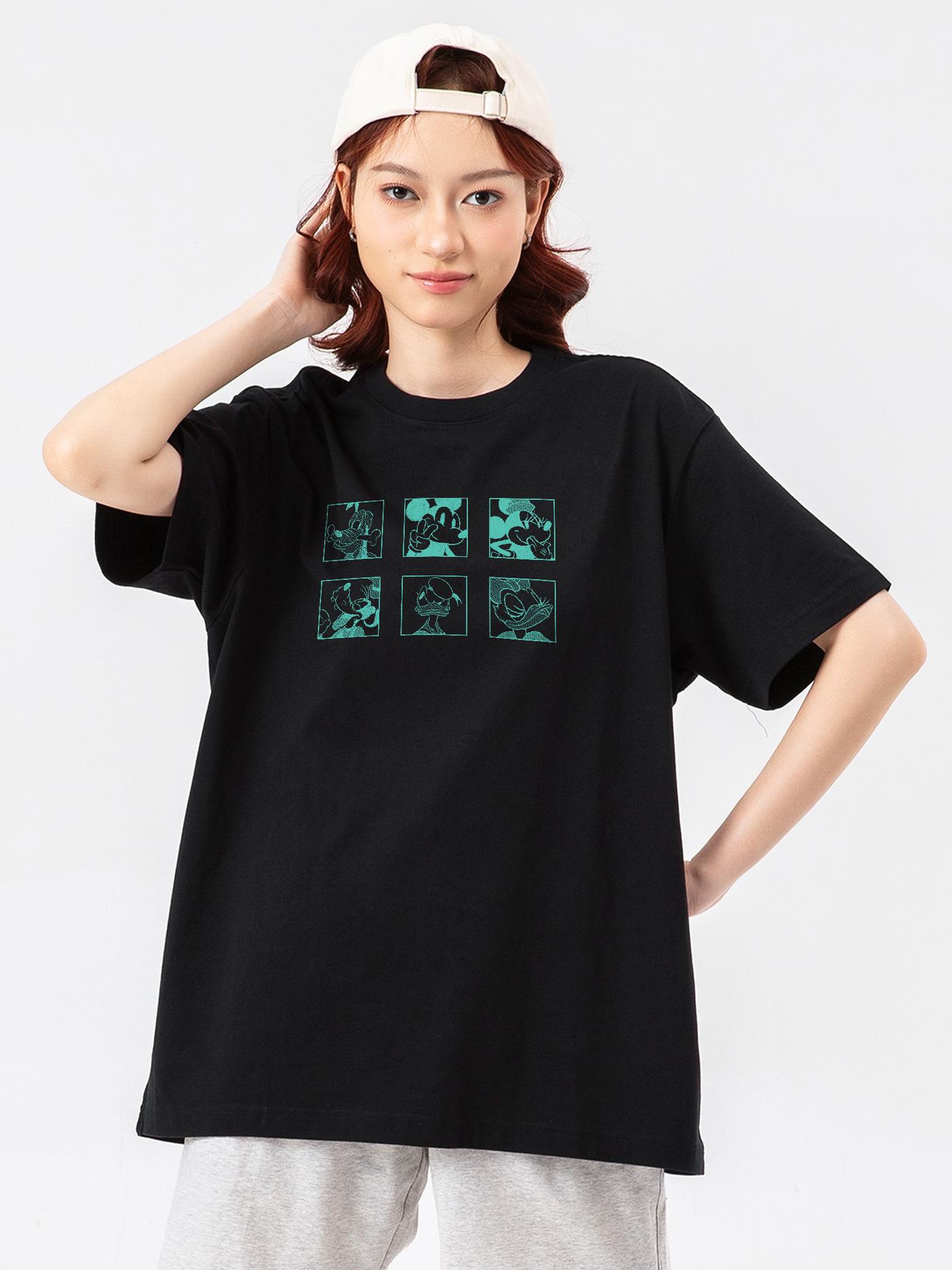 Áo thun Relaxed Fit Disney Mickey And Friends Portraits - undefined