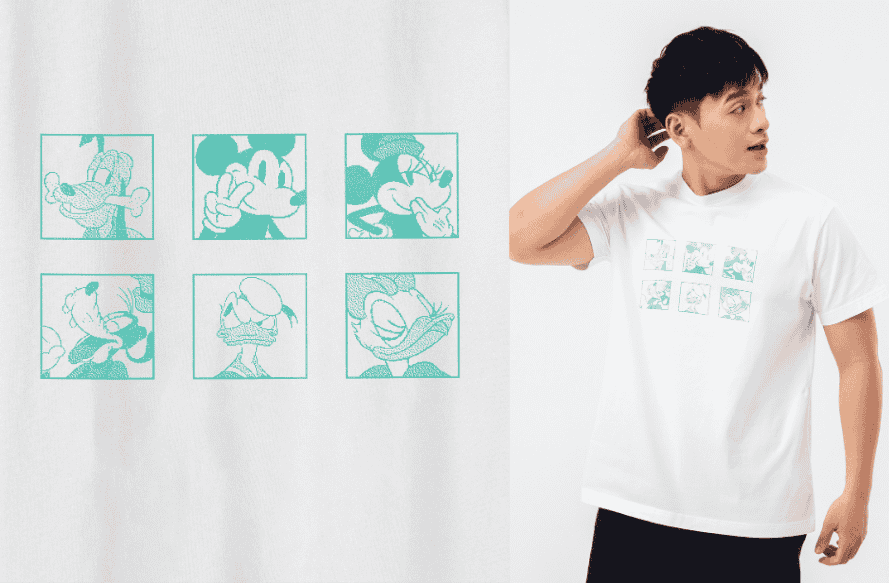 Áo thun Relaxed Fit Disney Mickey And Friends Portraits