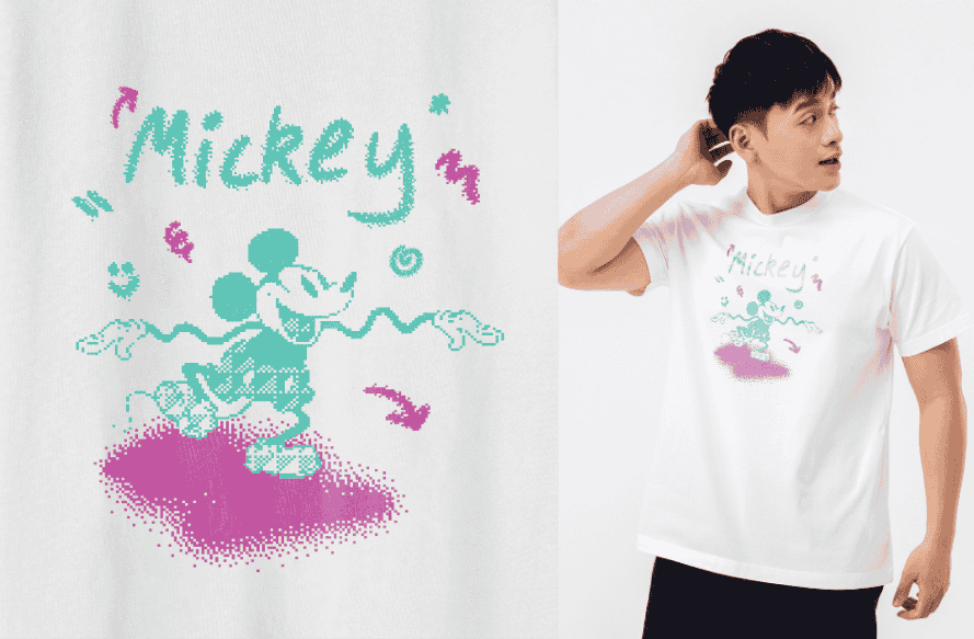 Áo thun Relaxed Fit Disney Mickey Wavy