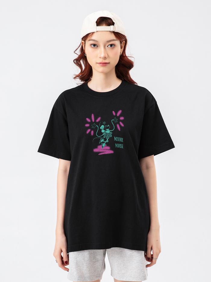 Áo thun Relaxed Fit Disney Minnie Digi - undefined
