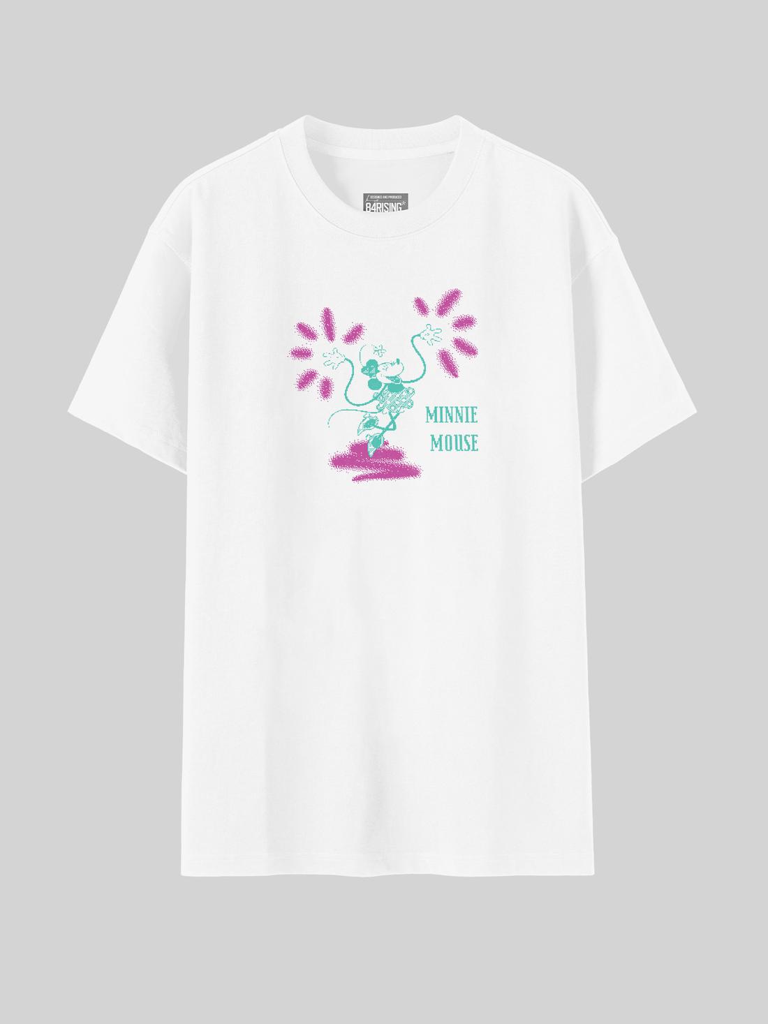 Áo thun Relaxed Fit Disney Minnie Digi - undefined