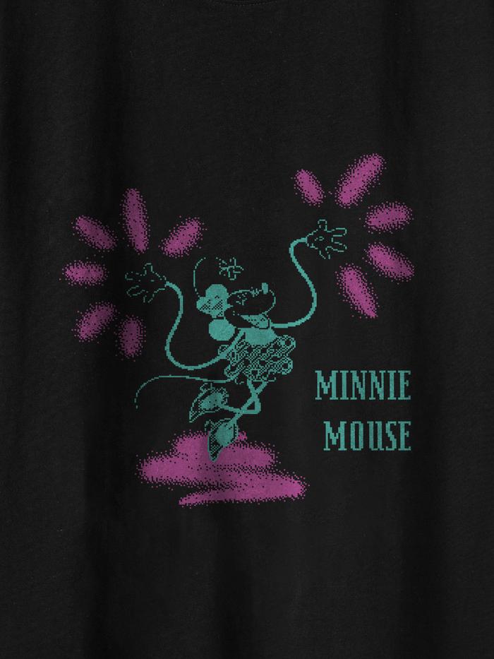 Áo thun Relaxed Fit Disney Minnie Digi - undefined