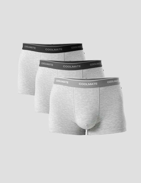 Pack 3 Quần Lót Nam Trunk Modal Melange - undefined