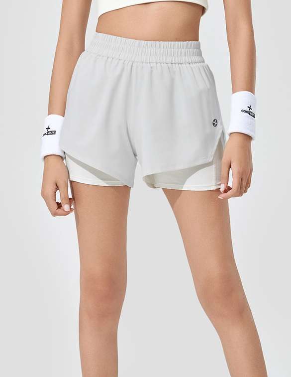 Quần shorts nữ chạy bộ 2 lớp 3.5 inch Core Shorts - undefined