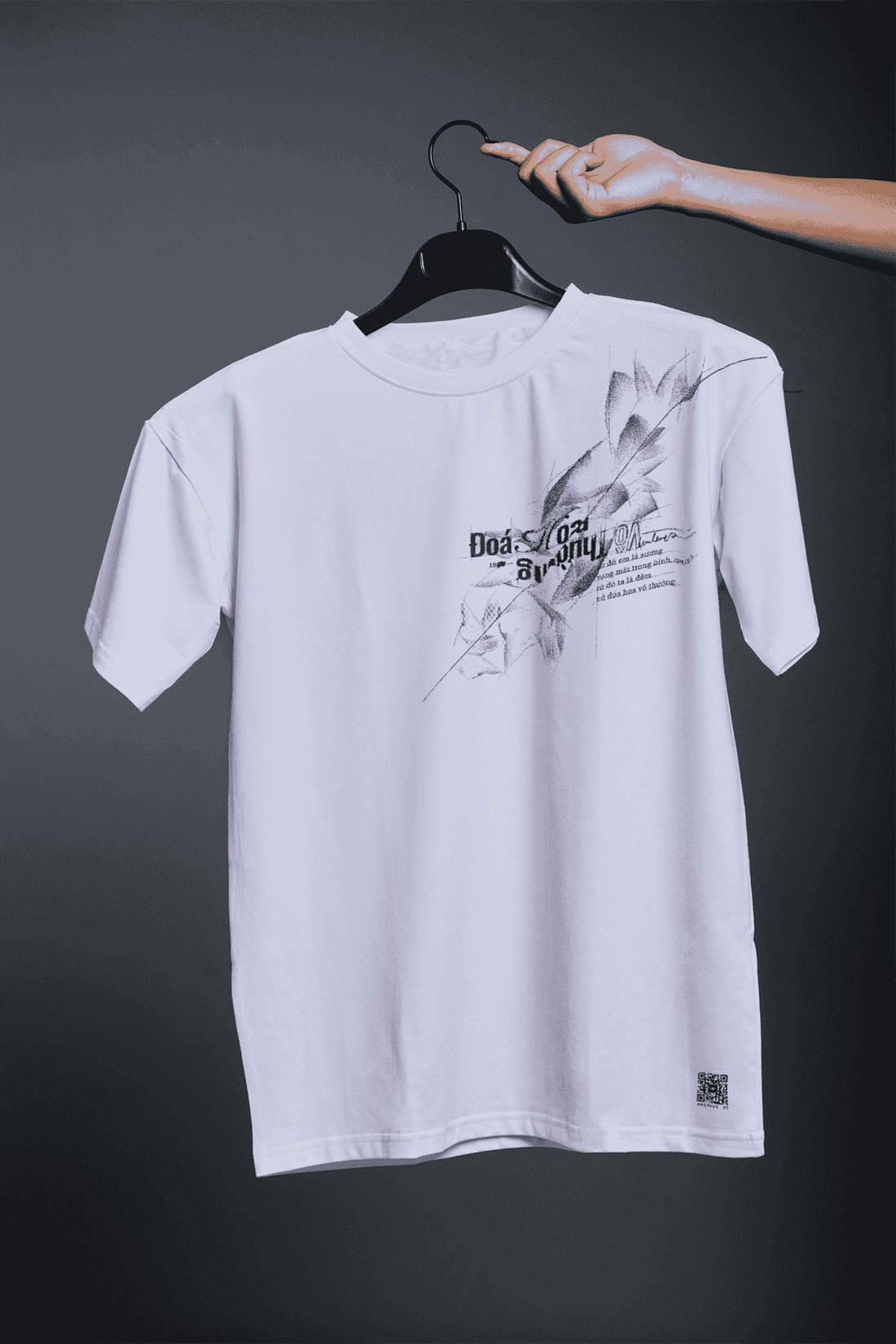 Coolmate x Collective Studio | Áo thun ngắn tay in Đoá Hoa Vô Thường - Impermanent Inflorescence - undefined