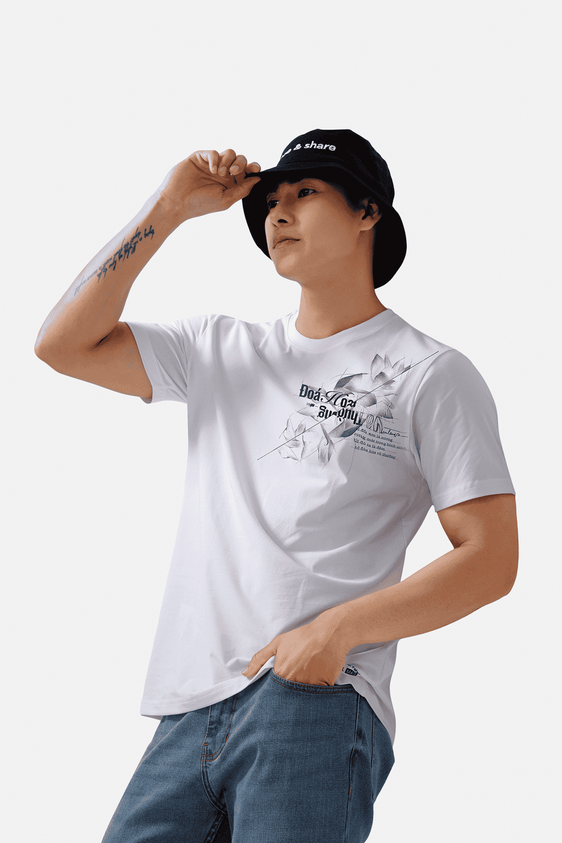 Coolmate x Collective Studio | Áo thun ngắn tay in Đoá Hoa Vô Thường - Impermanent Inflorescence - undefined