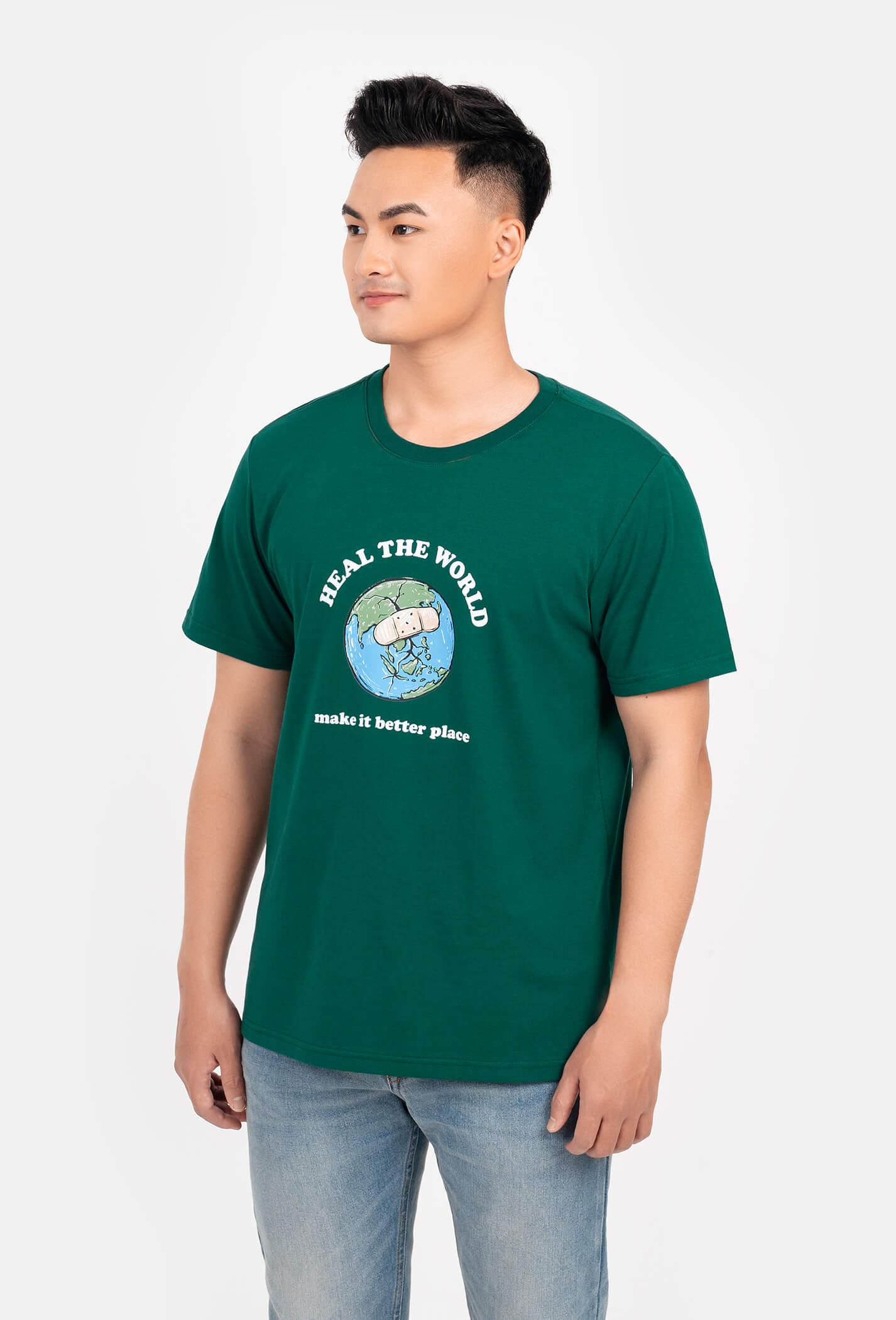 Áo Thun Nam Clean Vietnam in Heal The World - undefined