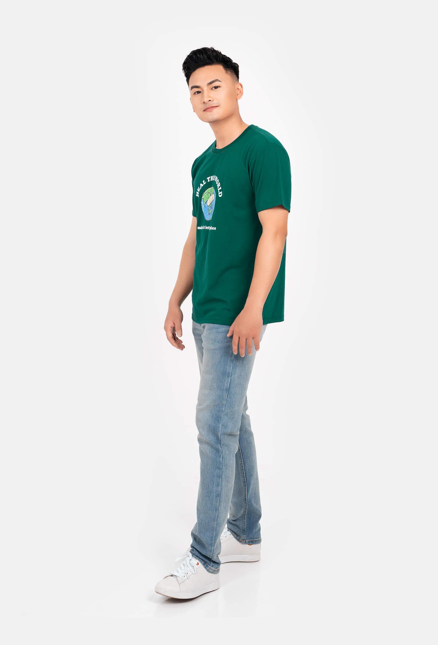 Áo Thun Nam Clean Vietnam in Heal The World - undefined