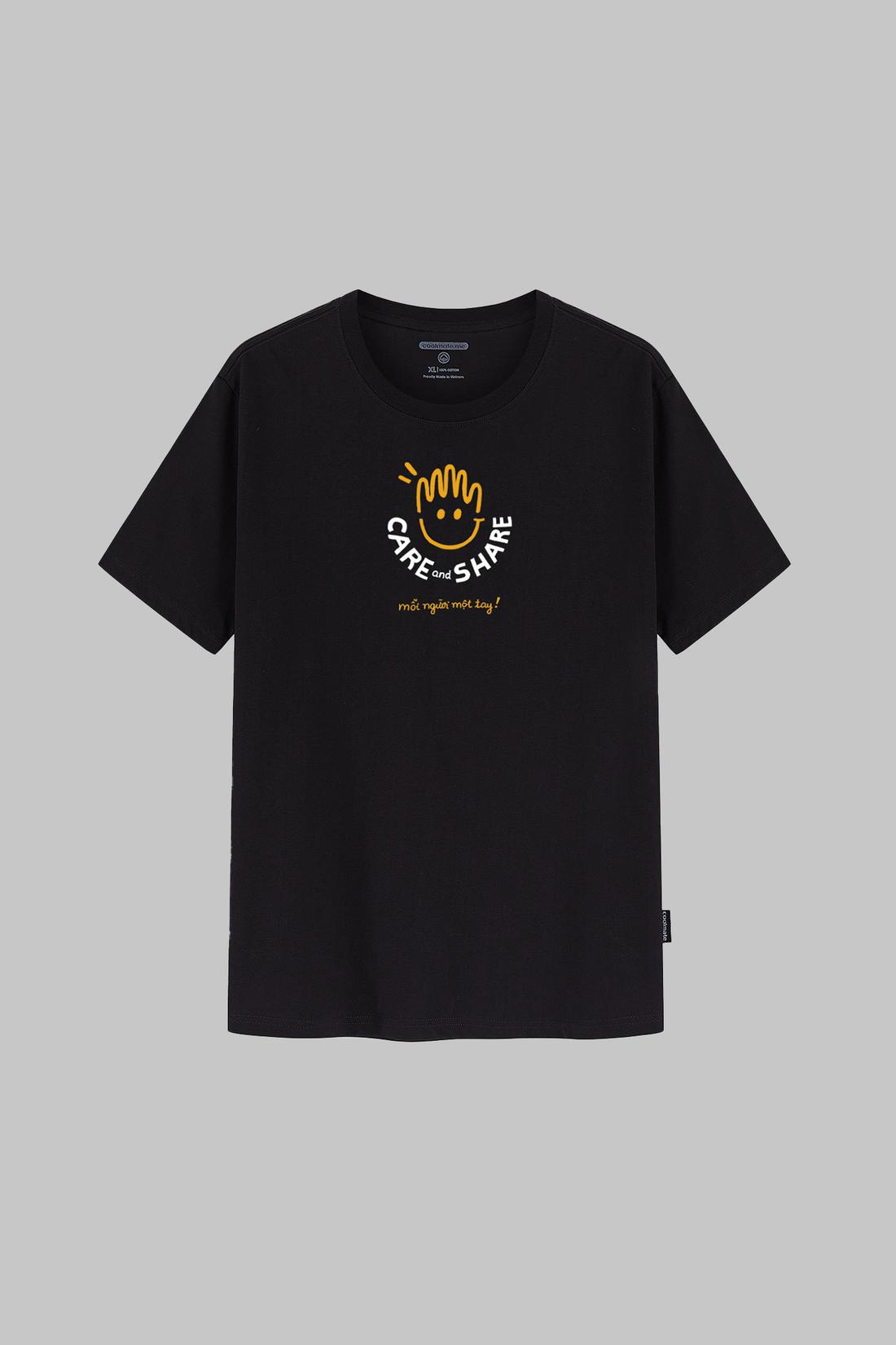 Áo thun Cotton Care & Share Smile - Mỗi người một tay - undefined
