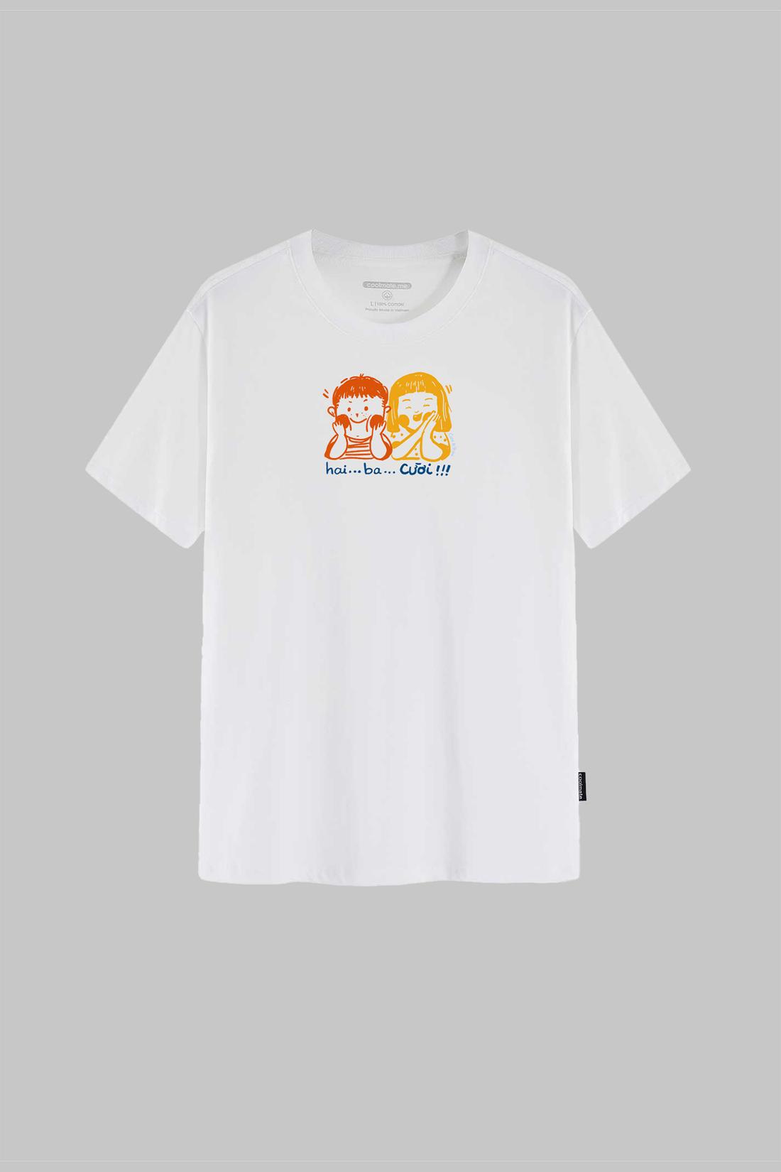Áo thun Cotton Care & Share Smile - Hai ba cười - undefined