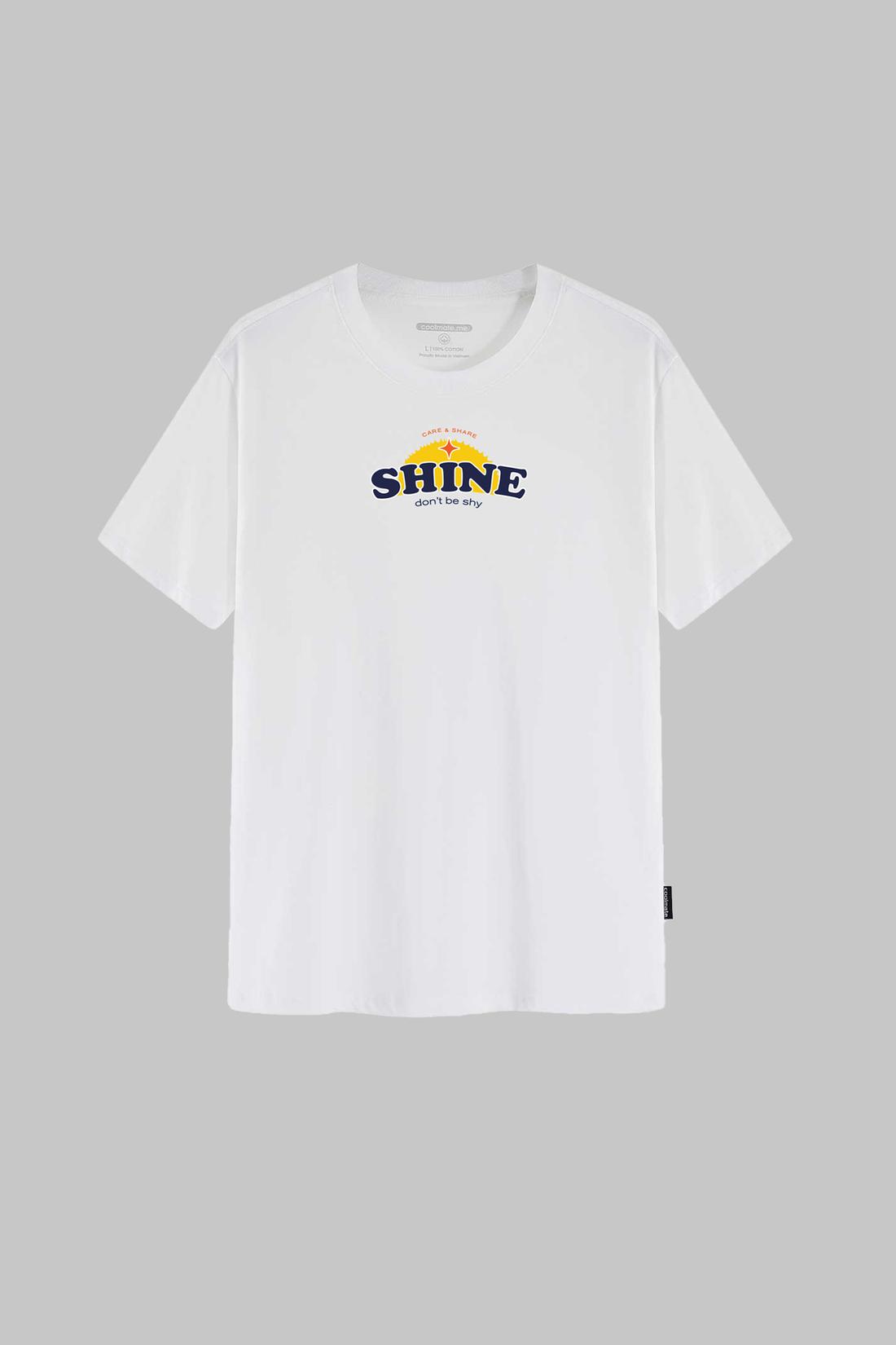 Áo thun Cotton Care & Share Smile - Shine - undefined