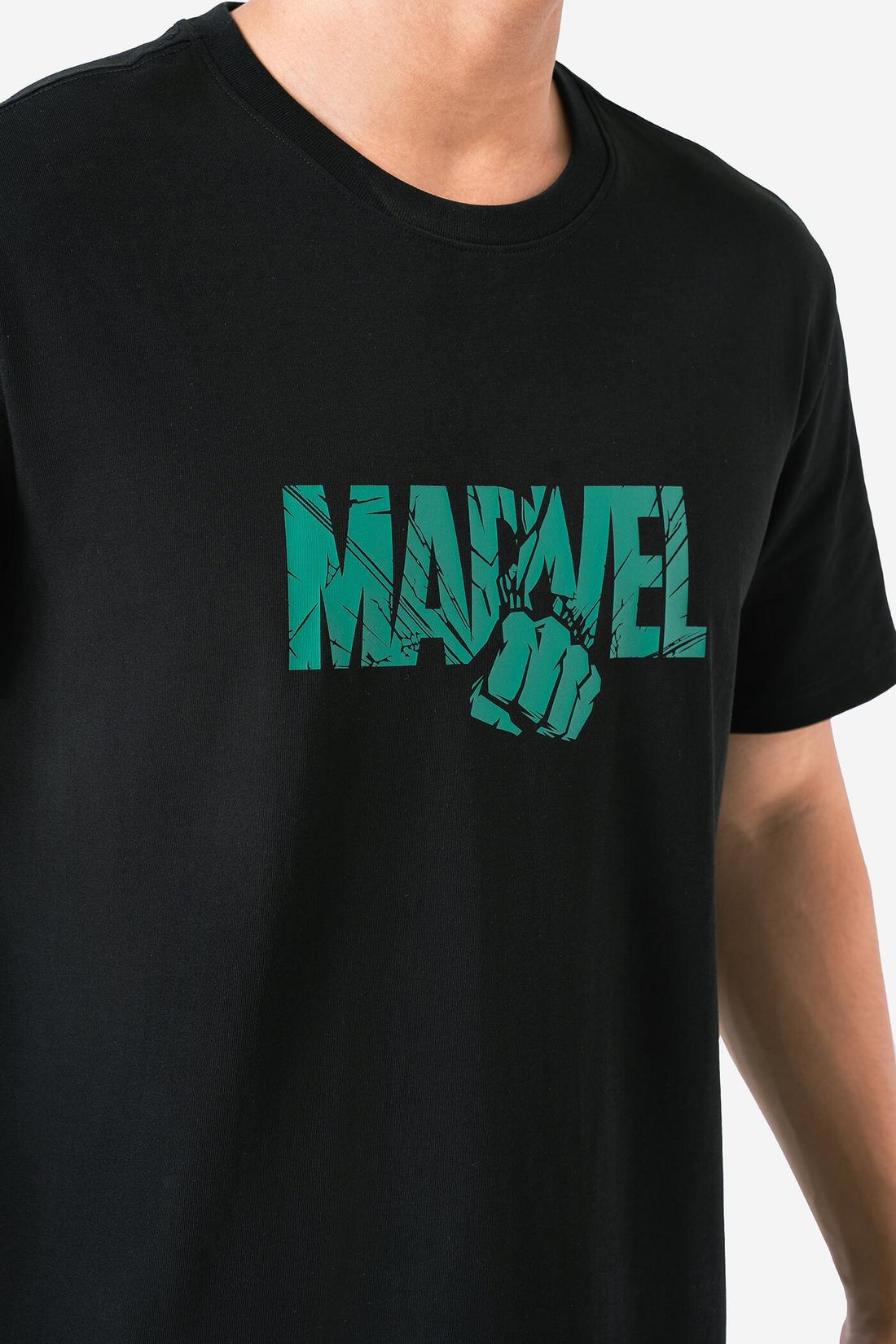 Áo Thun Nam Marvel Big Logo Hulk - undefined