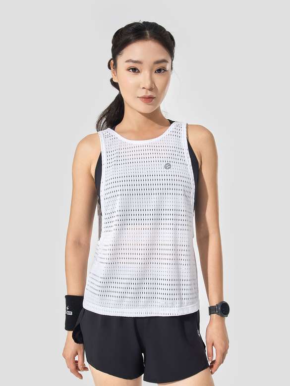 Áo Drop Arm Chạy bộ nữ Mesh Tank - undefined