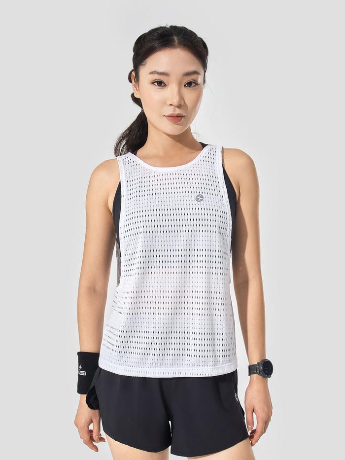 Áo Drop Arm Chạy bộ nữ Mesh Tank - undefined