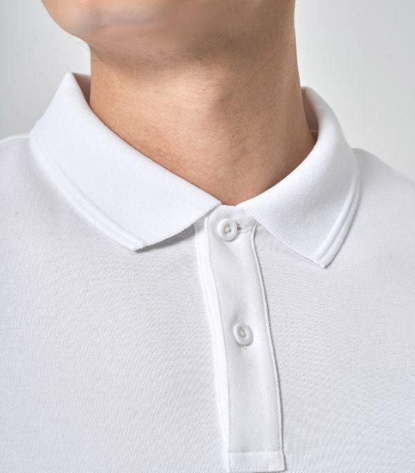 Lá cổ polo dệt gân tinh tế