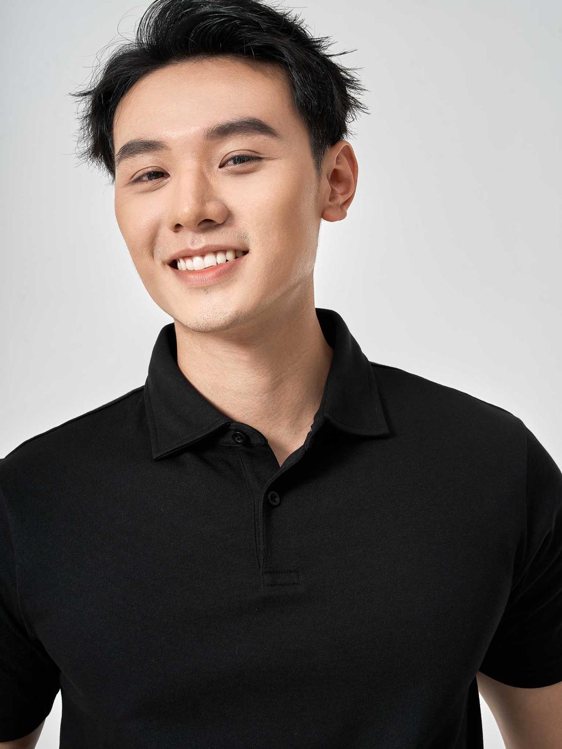 Áo Polo nam Premium Pique detail 1