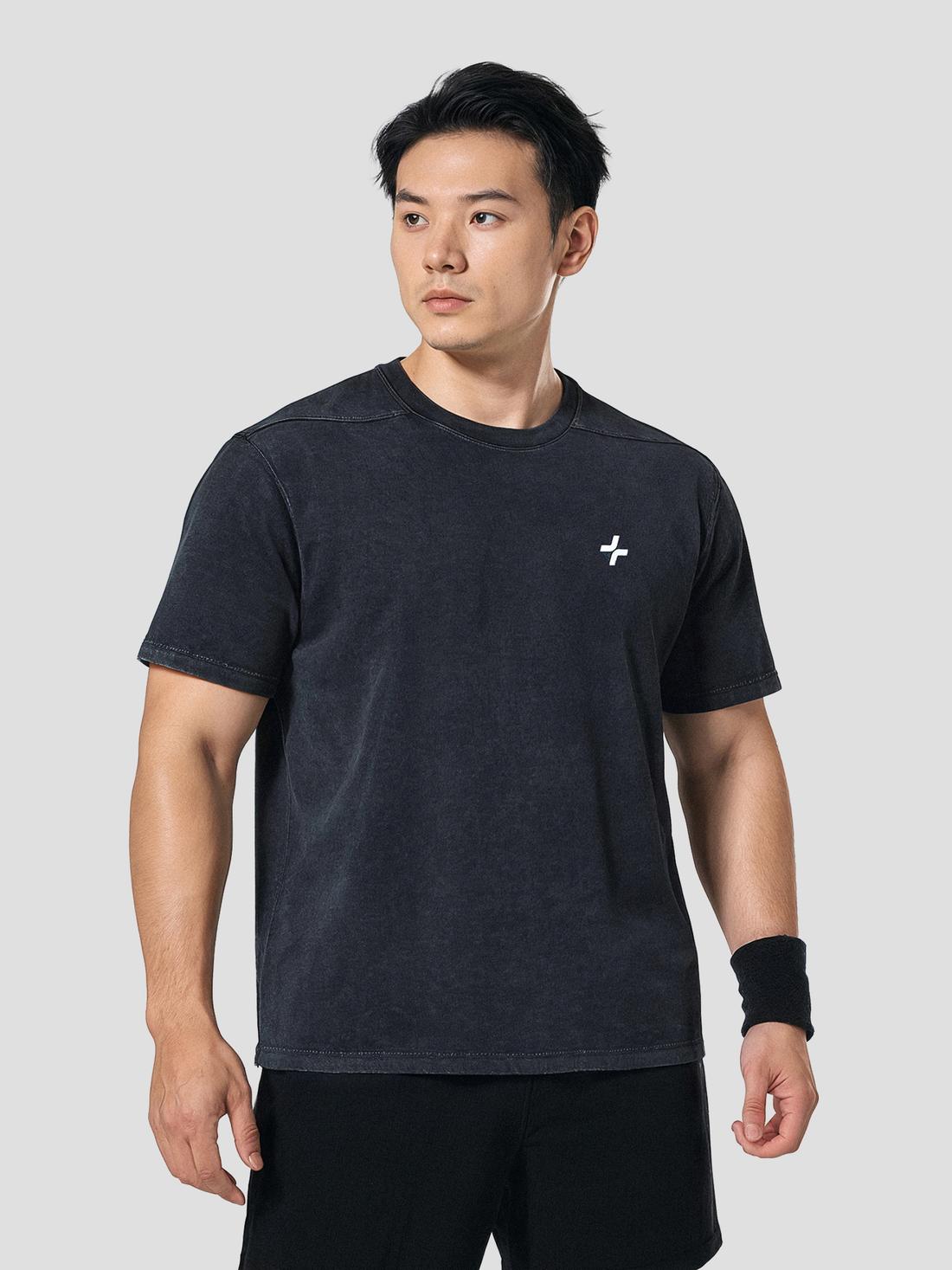 Áo Thun Gym Cotton Oversized Comfort Washed - undefined