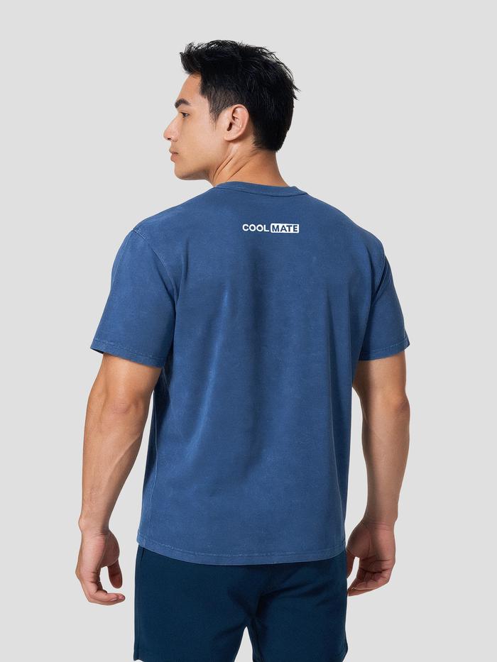 Áo Thun Gym Cotton Oversized Comfort Washed - undefined