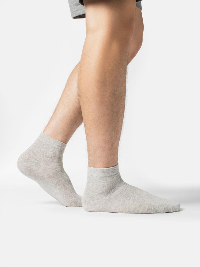 Combo 5 Đôi Tất Nam cổ trung Basics - undefined