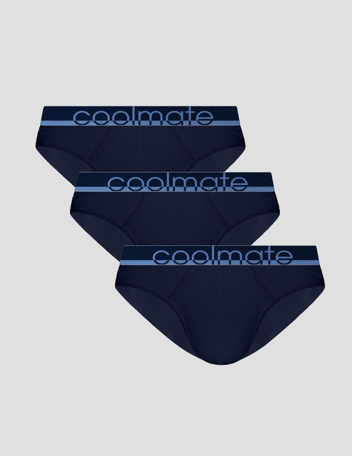 Pack 3 Quần Bamboo Briefs Tam giác Logo - undefined