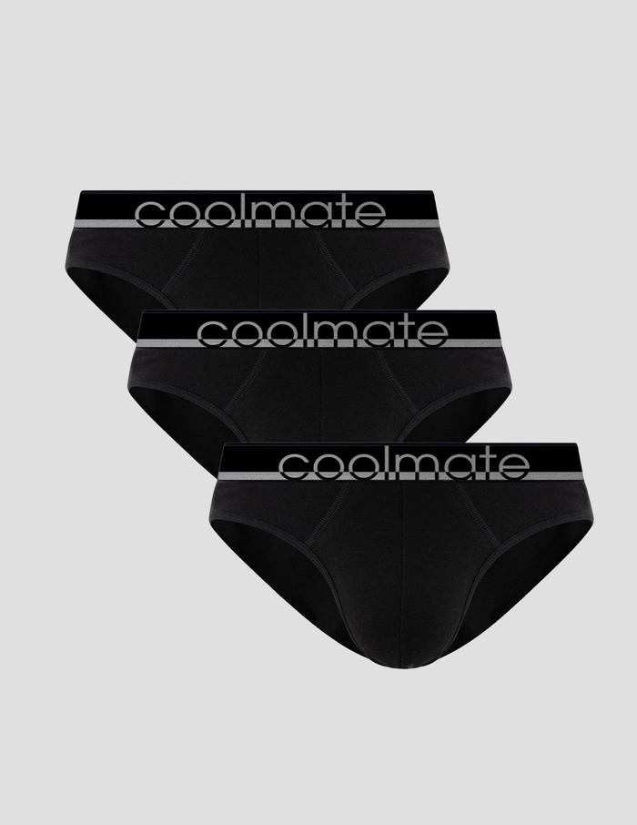 Pack 3 Quần Bamboo Briefs Tam giác Logo - undefined