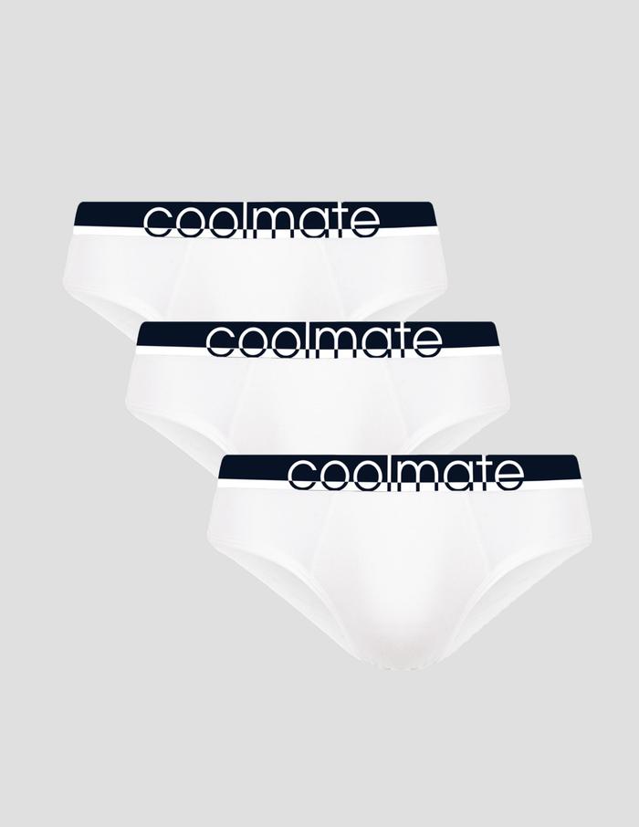 Pack 3 Quần Bamboo Briefs Tam giác Logo - undefined